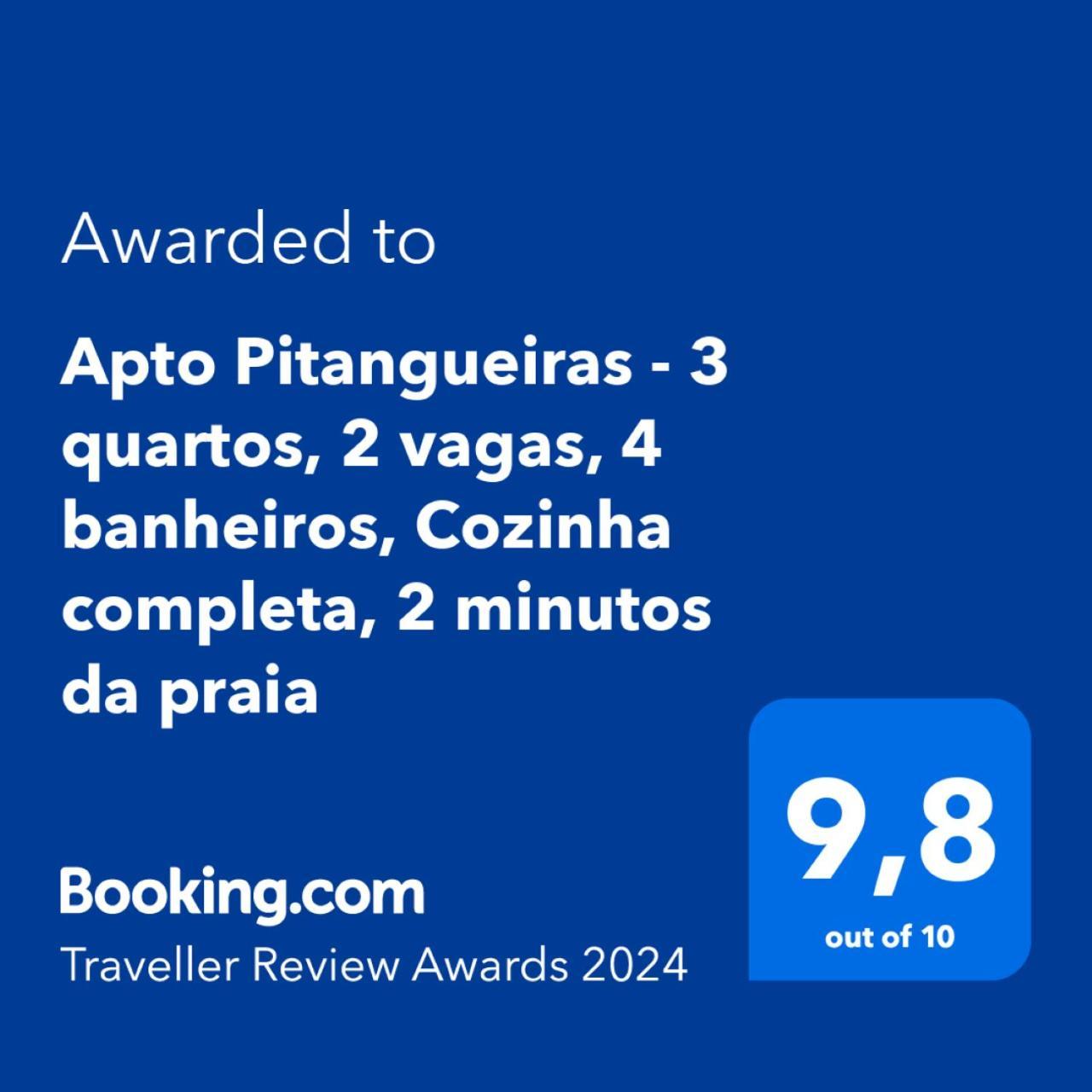 Apto Pitangueiras - 3 Quartos, 2 Vagas, 4 Banheiros, Cozinha Completa, 2 Minutos Da Praia Guarujá Exteriör bild